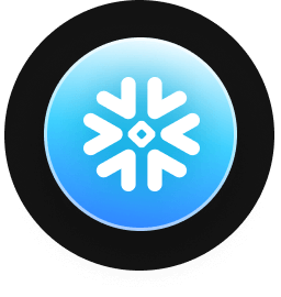 Snowflake logo round